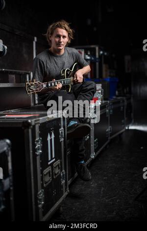 Ben Howard, photographié à l'Apollo O2, Manchester. 3 décembre 2014 Banque D'Images