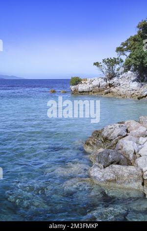 Labeedee, île privée de Caribbean Royal dans les Caraïbes Banque D'Images