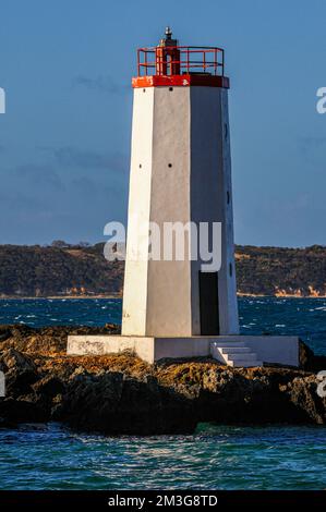 Maison de lumière dans la baie de Diego Suarez, Antsiranana, nord de Madagascar Banque D'Images