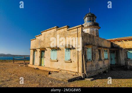 Maison de lumière dans la baie de Diego Suarez, Antsiranana, nord de Madagascar Banque D'Images