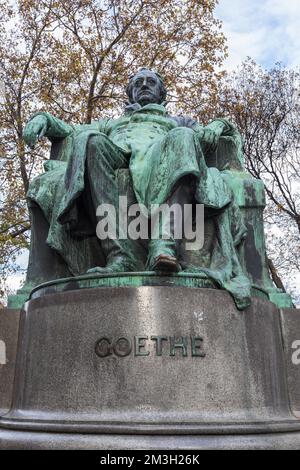 Johann Wolfgang von Goethe Monument à Vienne, Autriche Banque D'Images