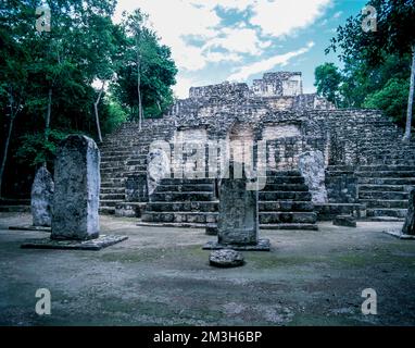 Site archéologique de Calakmul Banque D'Images