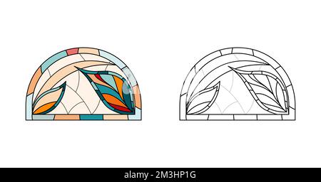 Verre coloré powerpoint pour le dessin. Illustration de Vecteur