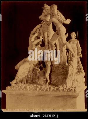 Napoli - Museo Nazionale. Supplizio di Dirce, detto il toro Farnese. Apollonio e Taurisco , Antiquités, Sculpture, Bulls, Apollo Deity, Apollonius, de Trales. Taureau farnois. Collection Nicholas Catsimpolas Banque D'Images