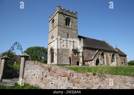 Eglise de St Mary, Harley, Shropshire Banque D'Images