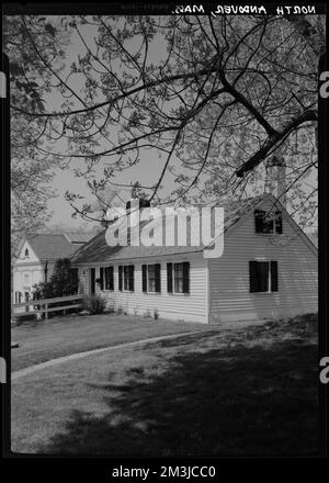 Nord Andover, extérieur de la maison, Architecture, habitations. Collection de négatifs photographiques Samuel Chamberlain Banque D'Images