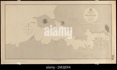 Océan Pacifique Nord, Archipel de Loo Choo-- ou-sima, baie de Hancock : des relevés britanniques en 1872 et 1882, cartes marines, Japon, baie de Yakiuchi, baie de Yakiuchi, Japon, Cartes Norman B. Leventhal Map Centre Collection Banque D'Images