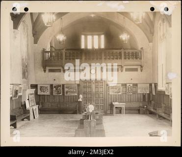 Exposition Norwood, expositions d'art, galeries et musées. Collection de photographies du Massachusetts WPA Federal Art Project Banque D'Images