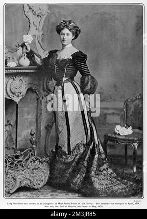 Marchionne de Headfort, autrefois connue des joueuses sous le nom de Miss Rose Boote du Gaiety Theatre, Londres. Elle épousa le marquis en avril 1901, et son fils devint le comte de Bective. 1903 Banque D'Images