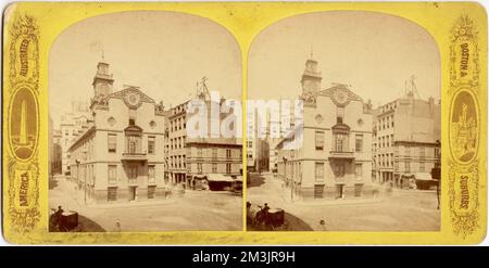 Old State House, Boston, Capitols, Old State House Boston, Massachusetts. Banque D'Images