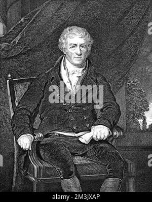 Sir Robert Peel (1750 - 1830), fabricant de coton et député de Tamworth, photographié au début du siècle 19th. Il était le père de sir Robert Peel (1788-1850), homme d'État anglais et premier ministre. Banque D'Images