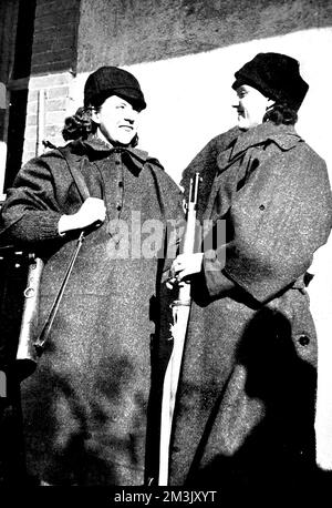 Femmes de la milice républicaine ; Guerre civile espagnole 1936 Banque D'Images