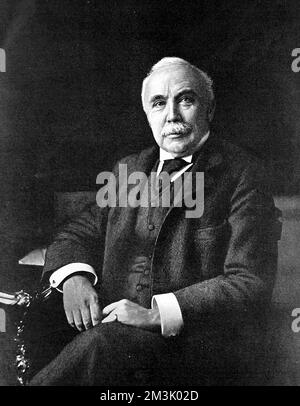 Sir Henry Campbell-Bannerman (1836 - 1908), homme d'État libéral écossais et premier ministre (1905 - 1908). Banque D'Images