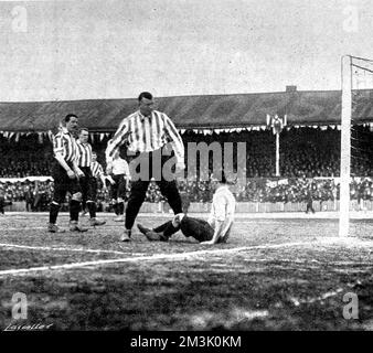 Tottenham Hotspur v. Sheffield United, finale de la Coupe de la F.A., 1901 Banque D'Images