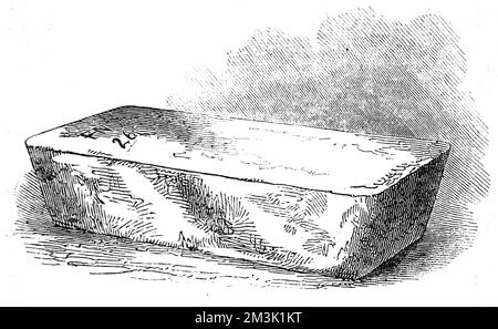 Bureau Bullion. Banque d'Angleterre. Barre d'argent Banque D'Images