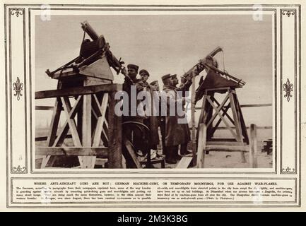 Canons anti-aériens allemands Banque D'Images