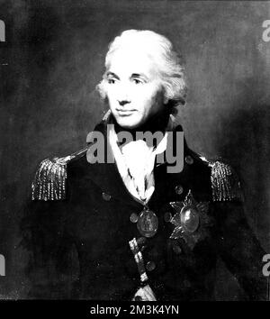 Portrait du 1er vicomte Horatio Nelson, 1785-1805. Banque D'Images