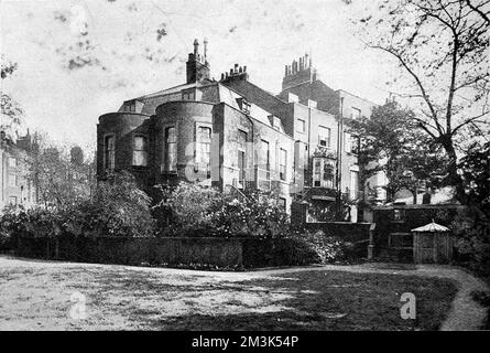 Devonshire Terrace, Londres 1897 Banque D'Images