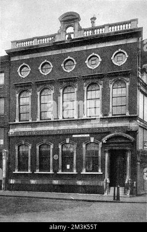 École de l'archevêque Tenison, Leicester Square 1899 Banque D'Images