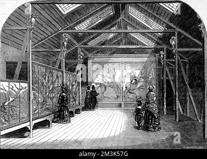 The Reptile House, London Zoo 1849 Banque D'Images