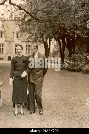 Duc de Windsor et Wallis Simpson Banque D'Images