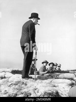 Winston Churchill Banque D'Images