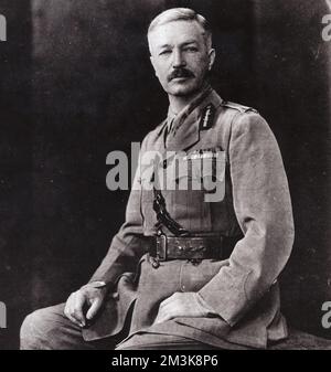 Brigadier général Reginald Edward Harry Dyer (1864 - 1927), officier de l'Armée britannique des Indiens. Il a été responsable du massacre de Jallianwala Bagh (13 avril 1919) à Amritsar, dans la province du Punjab, en Inde britannique. Date: 1920 Banque D'Images