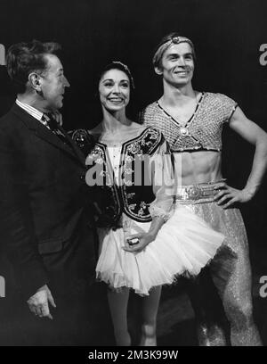 Margot Fonteyn et Rudolph Nureyev Banque D'Images