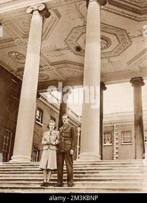 Lord et Lady Jersey à Osterley Park House Banque D'Images