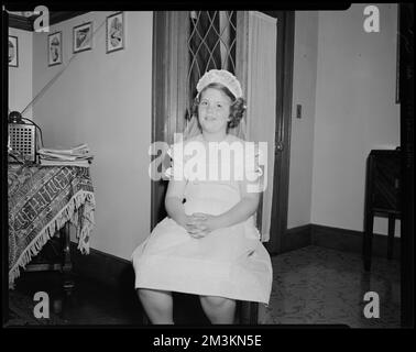 Paul J. Murphy. Fille Marie , filles, rites d'initiation, Communion. Collection Leon Abdalian Banque D'Images