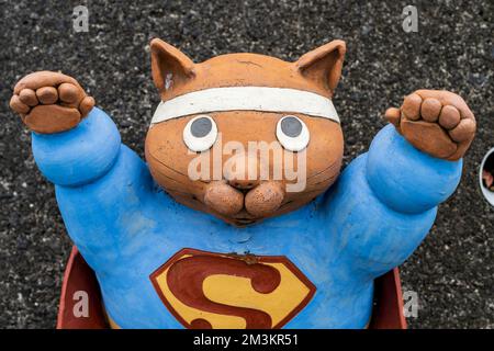 Sentier de poterie à Tokoname, Aichi, Japon Banque D'Images