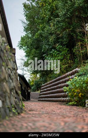 Sentier de poterie à Tokoname, Aichi, Japon Banque D'Images