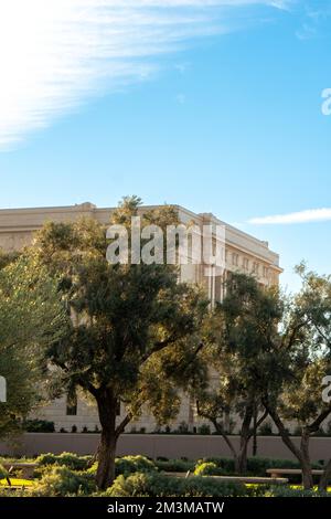 Le temple lds de mesa Banque D'Images