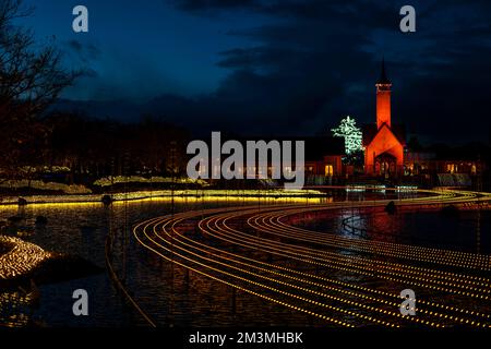 Nabana no Sato Illumination 2022 Banque D'Images