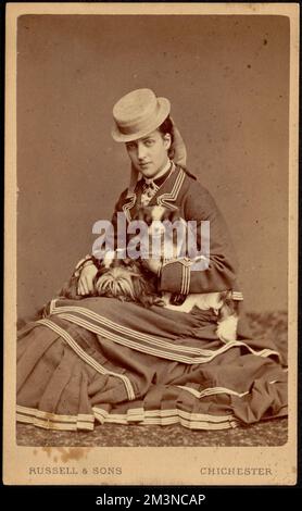 Princesse de Galles , Princesses, Alexandra, Reine, consort d'Edward VII, Roi de Grande-Bretagne, 1844-1925, Collection carte de visite Banque D'Images