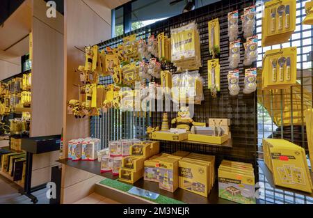 Visite de la boutique de fans du FC Borussia Dortmund Banque D'Images