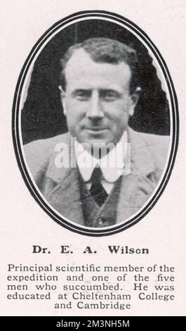 Dr E. A. Wilson de l'expédition polaire Scott Banque D'Images