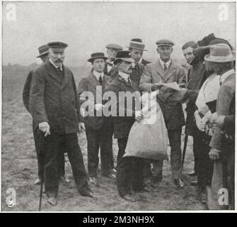 Le premier poste aérien en Angleterre Banque D'Images