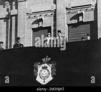 Le couple royal reconnaît l'Ovation du Caire Banque D'Images