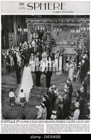 Le mariage royal sphère numéro 1947 Banque D'Images