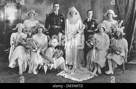 Mariage royal 1922 - Lord Louis Mountbatten Banque D'Images