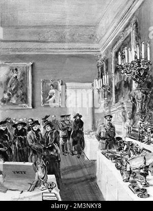 Royal Wedding 1919 - cadeaux de mariage Banque D'Images