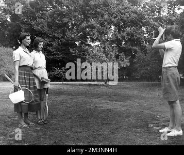 Princesse Marina, duchesse de Kent avec ses enfants Banque D'Images