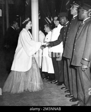 Princesse Elizabeth - tournée royale du Canada Banque D'Images