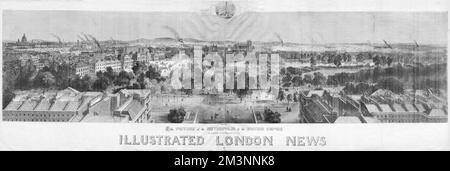 Vue sur le sud de Londres Banque D'Images