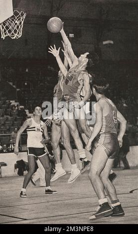 Basket-ball aux Jeux olympiques de Londres de 1948 Banque D'Images