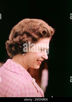 Reine Elizabeth II, 1972 Banque D'Images