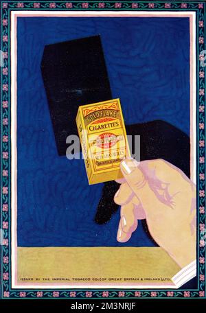 Wills Gold Flake cigarettes - publicité Banque D'Images