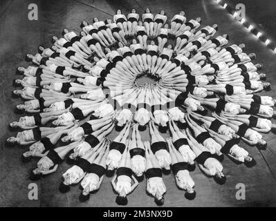 Les cours d'exercice de la Ligue des femmes de santé et de beauté, 1938 Banque D'Images