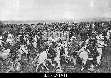 Cavalerie polonaise au début de la seconde Guerre mondiale Banque D'Images